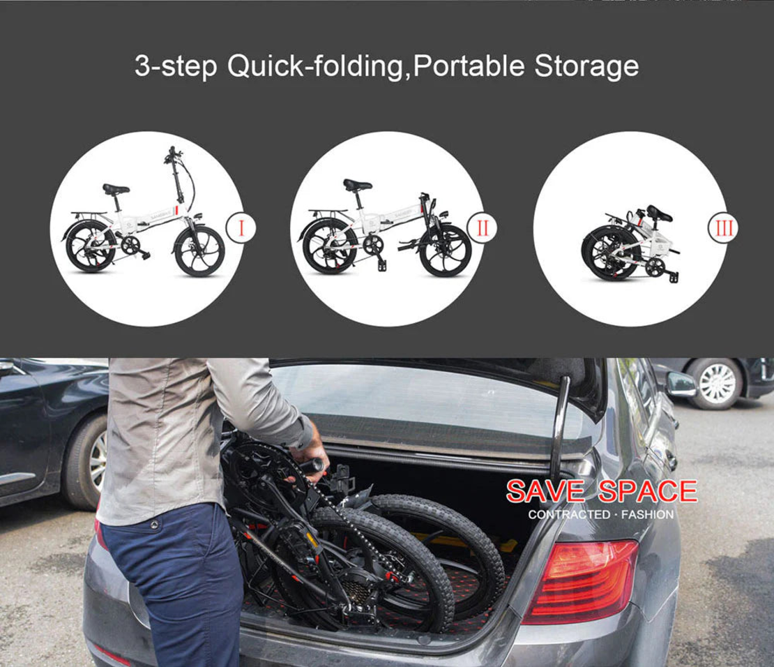 Електрически велосипед Samebike 20LVXD30