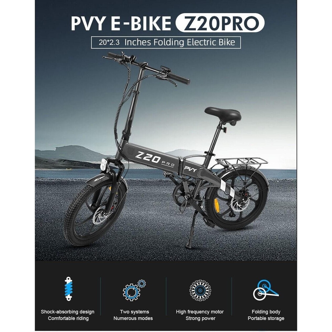 Електрически велосипед PVY Z20 Pro EVO