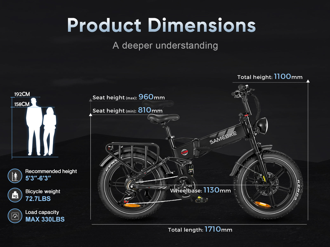 Електрически велосипед Samebike RS-A02