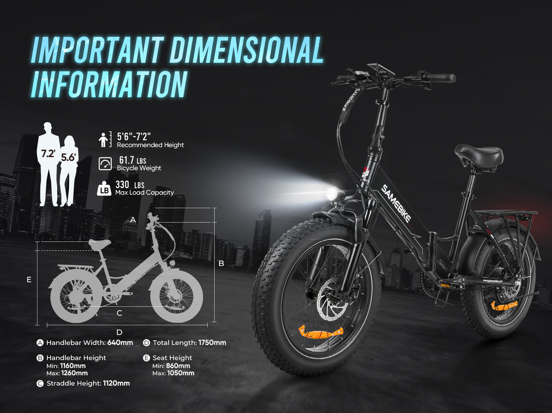 Електрически велосипед Samebike LOTDM200-II