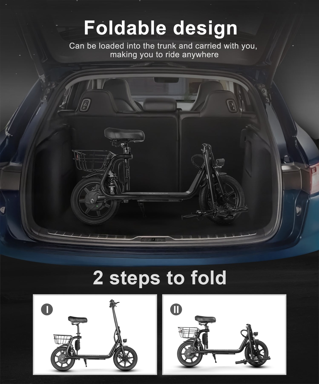 Електрически скутер Samebike SM-C02