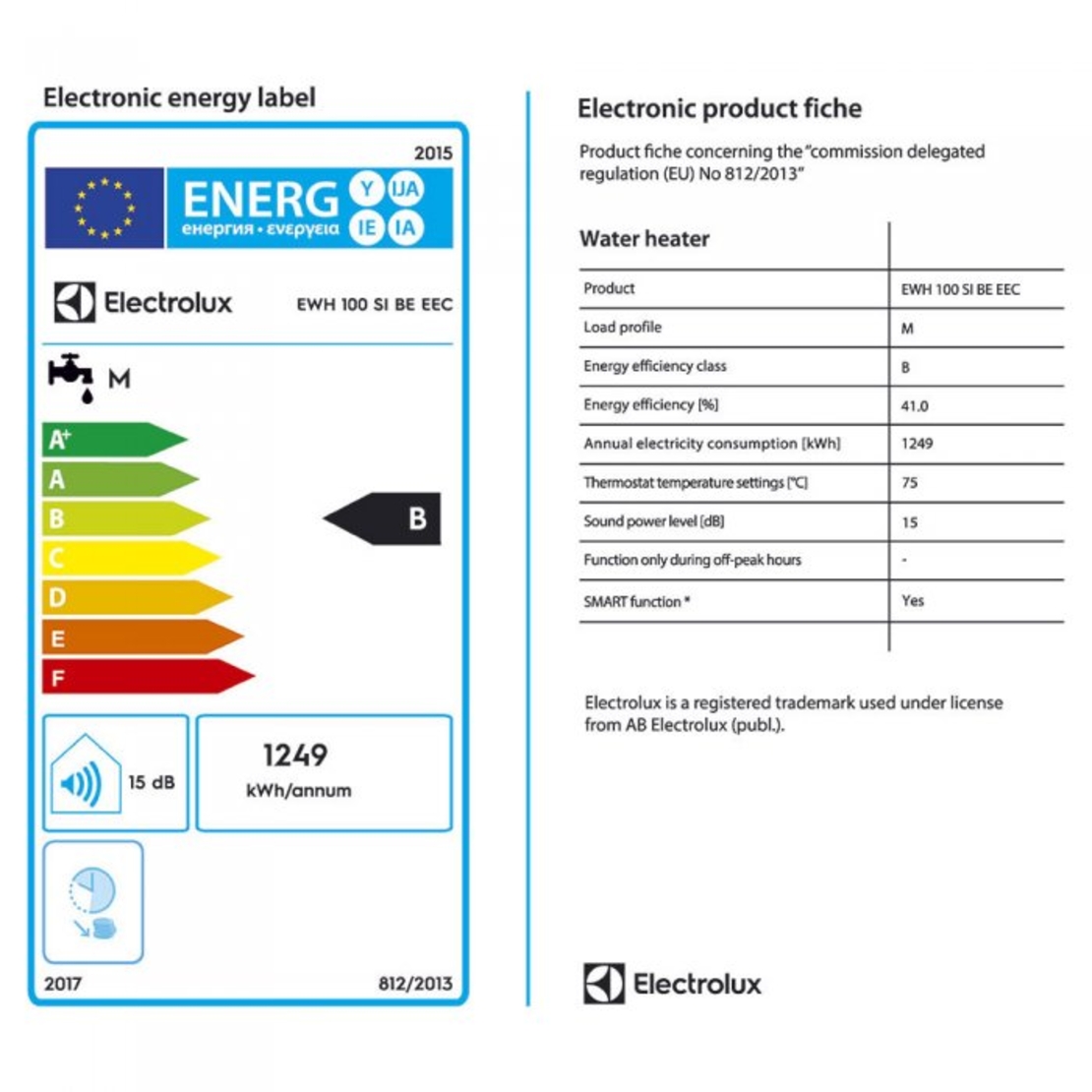 Мултипозиционен бойлер Electrolux EWH 100 SI BE
