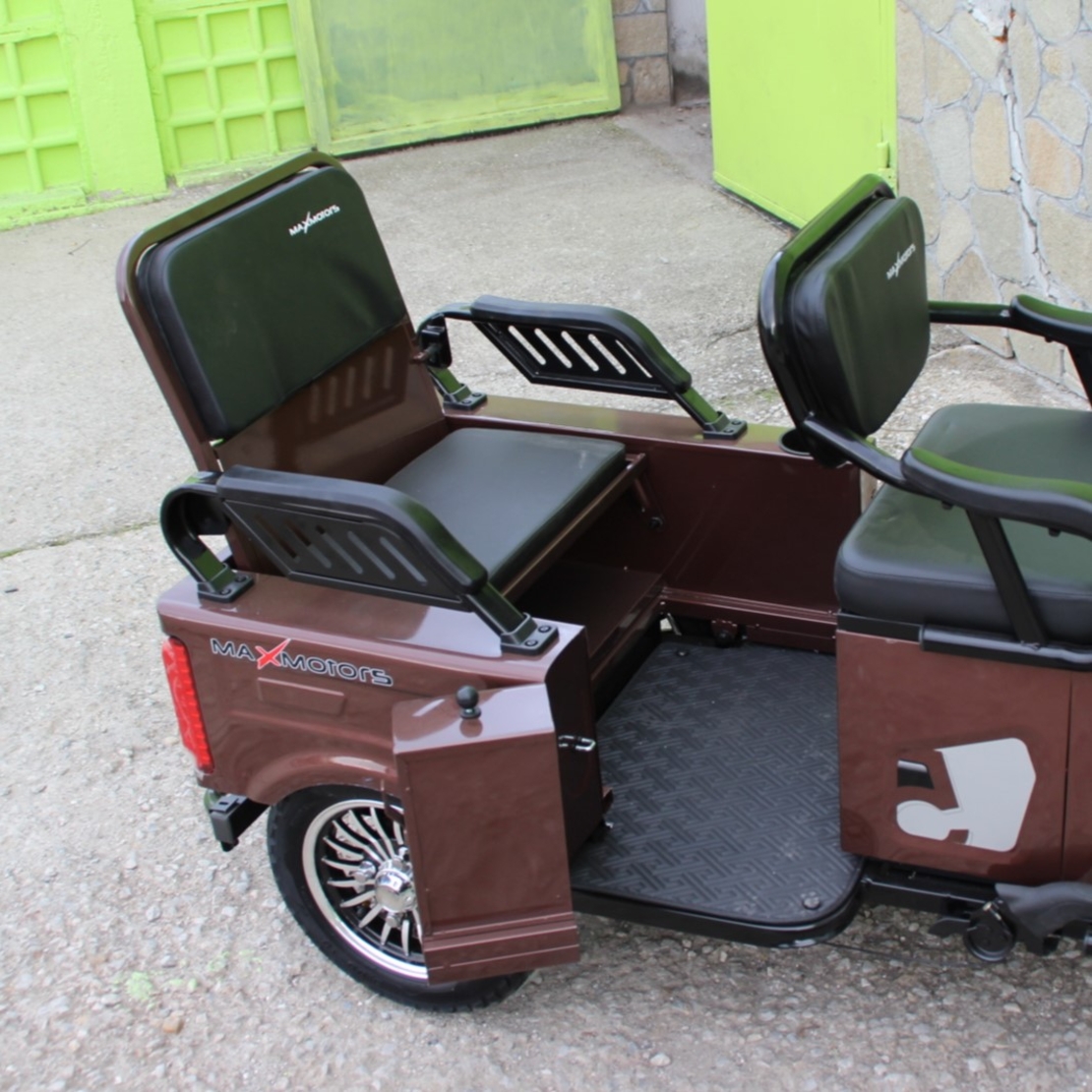 Двуместна електрическа триколка MAX MOTORS 1500W 20 AH