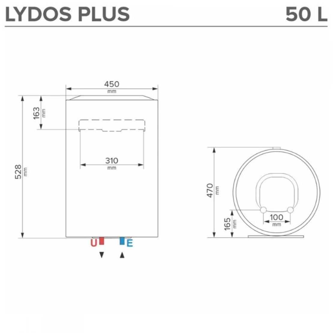 Вертикален бойлер Ariston LYDOS PLUS 50 V 1.8K EU