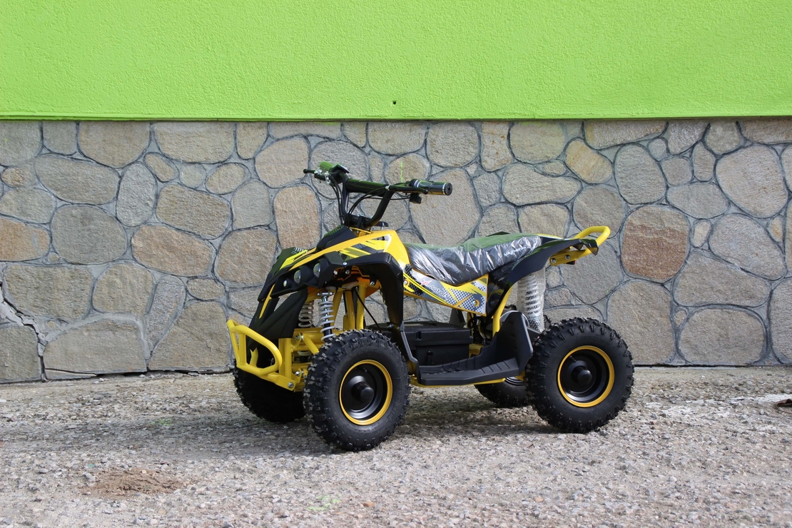 Детско бензиново ATV MaxMotors Grizzly SPORT – BLACK & YELLOW
