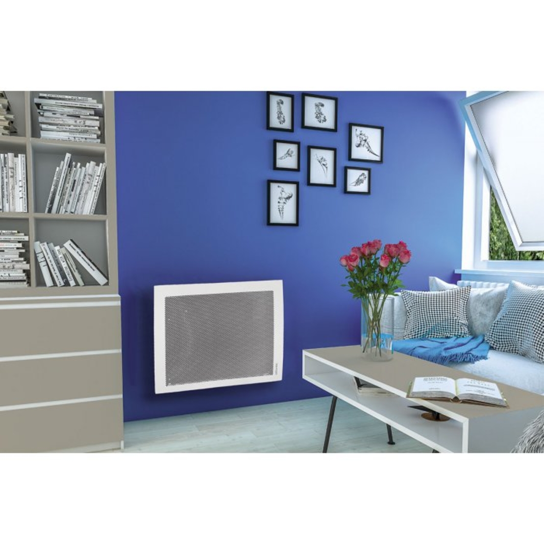 Лъчист конвектор Atlantic Solius Digital WiFi 750W, Електронен програмируем термостат
