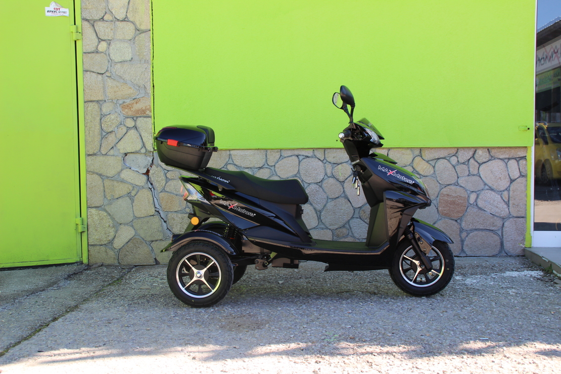 ЕЛЕКТРИЧЕСКА ТРИКОЛКА-СКУТЕР MAX SPORT 1500W BLACK