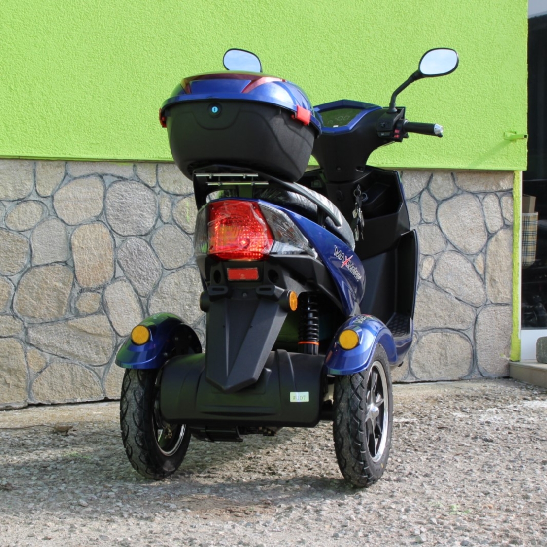 ЕЛЕКТРИЧЕСКА ТРИКОЛКА-СКУТЕР MAX SPORT 1500W BLUE