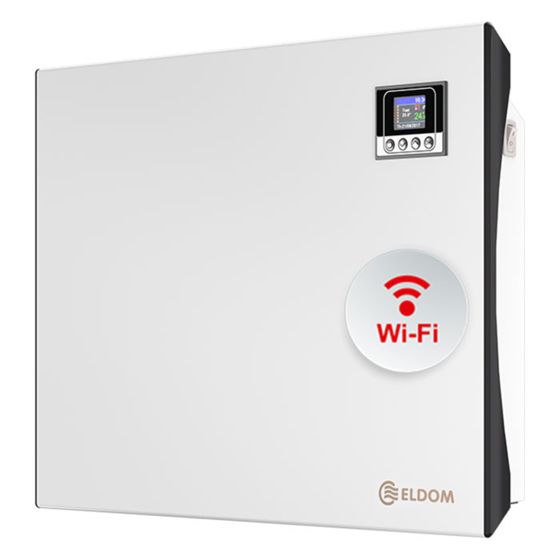 Конвектор Eldom Galant RH01W10W-W WiFi, 1000W, Електронен програмируем термостат + крачета