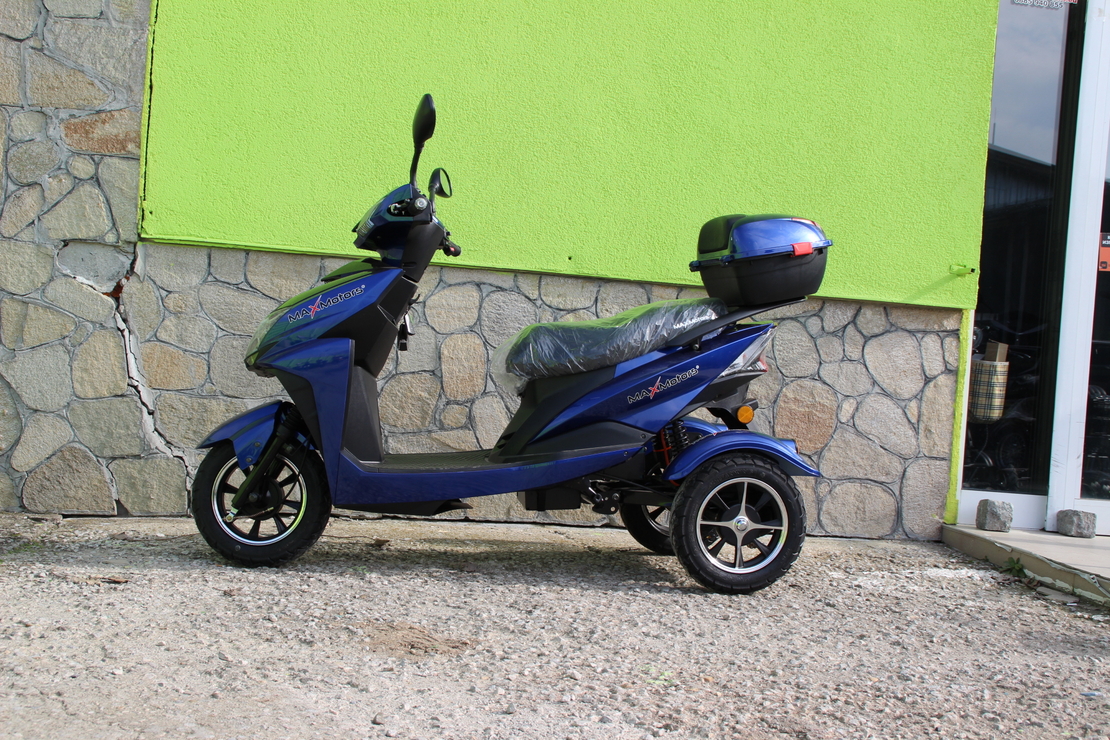 ЕЛЕКТРИЧЕСКА ТРИКОЛКА-СКУТЕР MAX SPORT 1500W BLUE