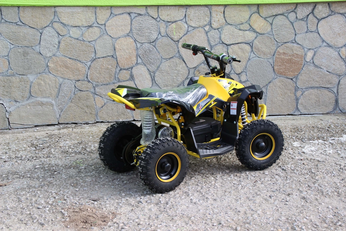 Детско бензиново ATV MaxMotors Grizzly SPORT – BLACK & YELLOW