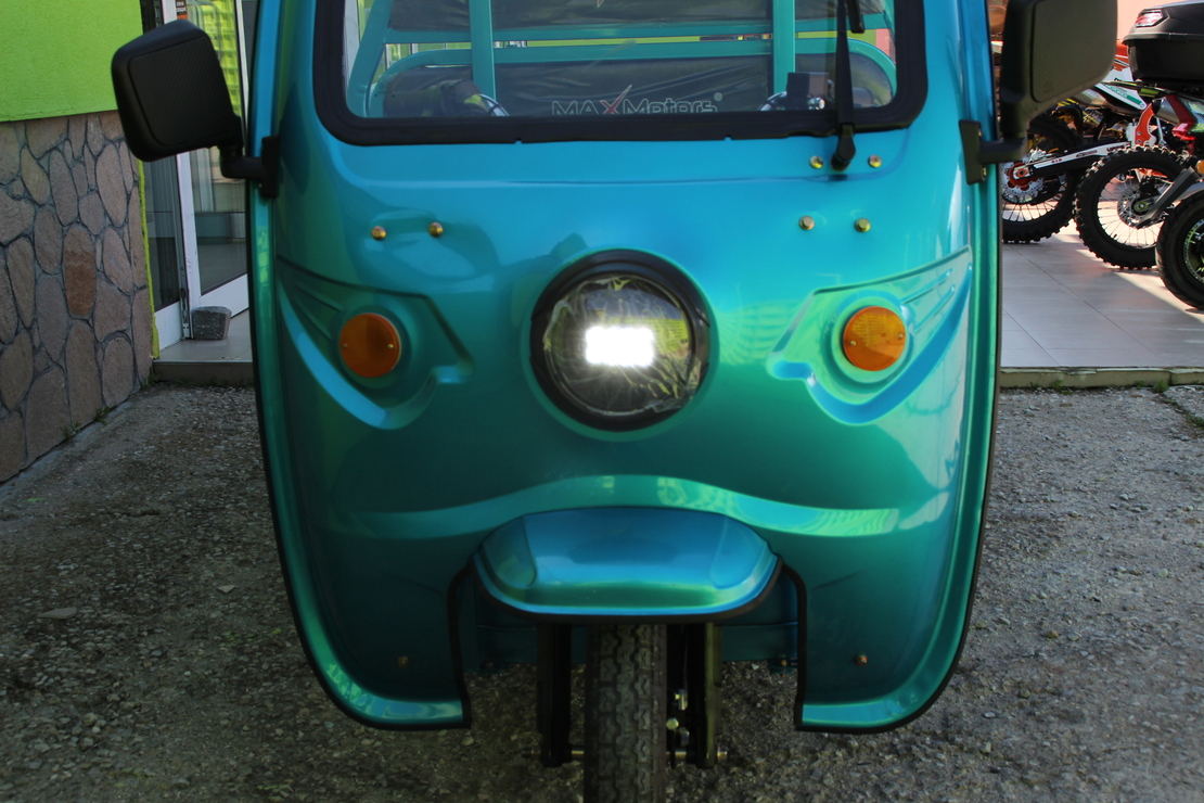 Електрическа Селскостопанска Триколка с Покрив 2000W Maxmotors