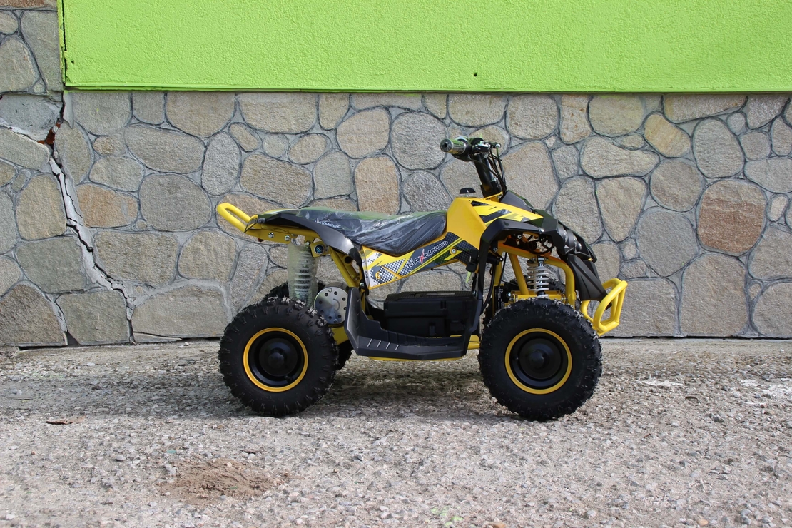 Детско бензиново ATV MaxMotors Grizzly SPORT – BLACK & YELLOW