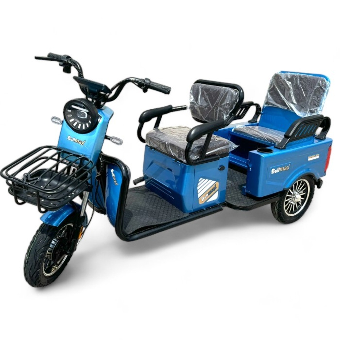 Електрическа триколка Bullmax А10 Карго | 1500W, 48V/20Ah, 2025