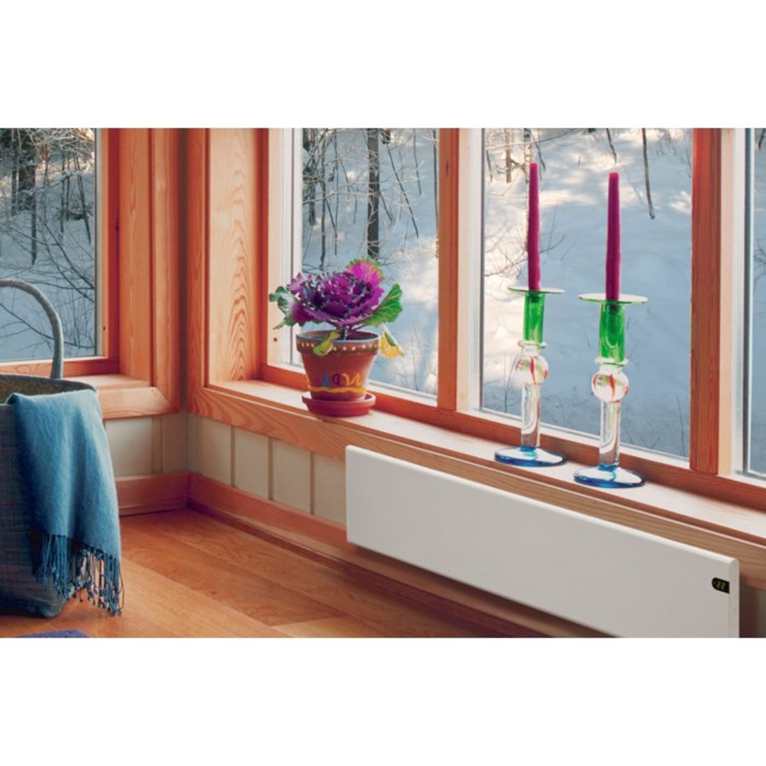 Конвектор ADAX NEO BASIC NP 08 KDT WHITE, 800W, Дигитален програмируем термостат