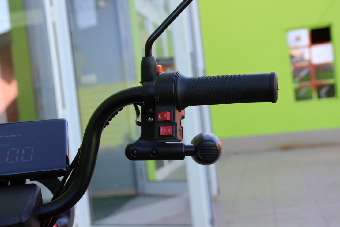 Двуместна електрическа триколка MaxMotors Pudding 1800W-48V-20Ah RED