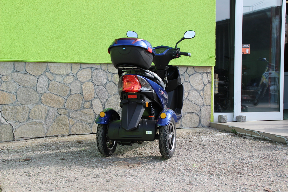 ЕЛЕКТРИЧЕСКА ТРИКОЛКА-СКУТЕР MAX SPORT 1500W BLUE