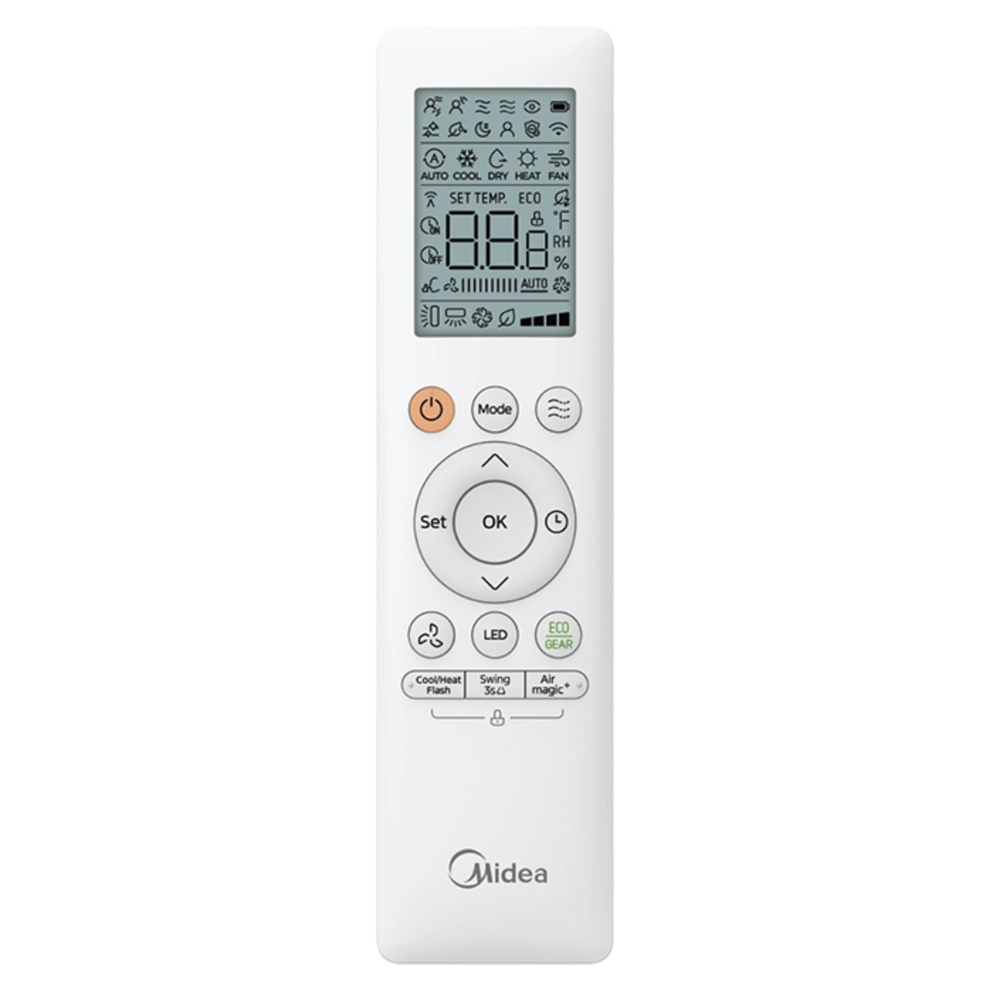 Инверторен климатик Midea CB1-09HRFN8-I(B)/CB1-09HFNX-O(B) Breezeless E, 9000 BTU, Клас A++