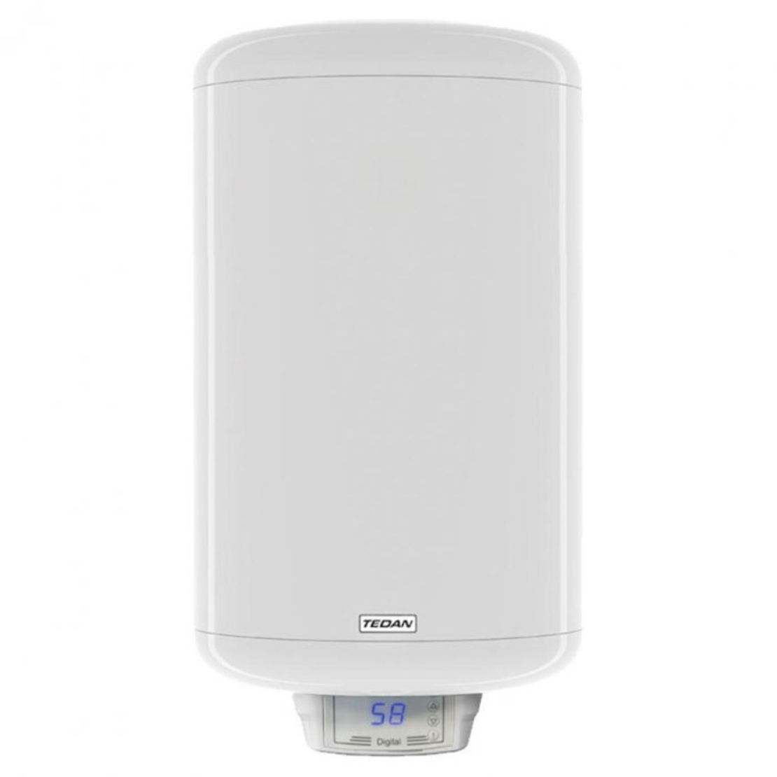 Вертикален бойлер Tedan Digital Pro inox 120L 3 kW - неръждаем