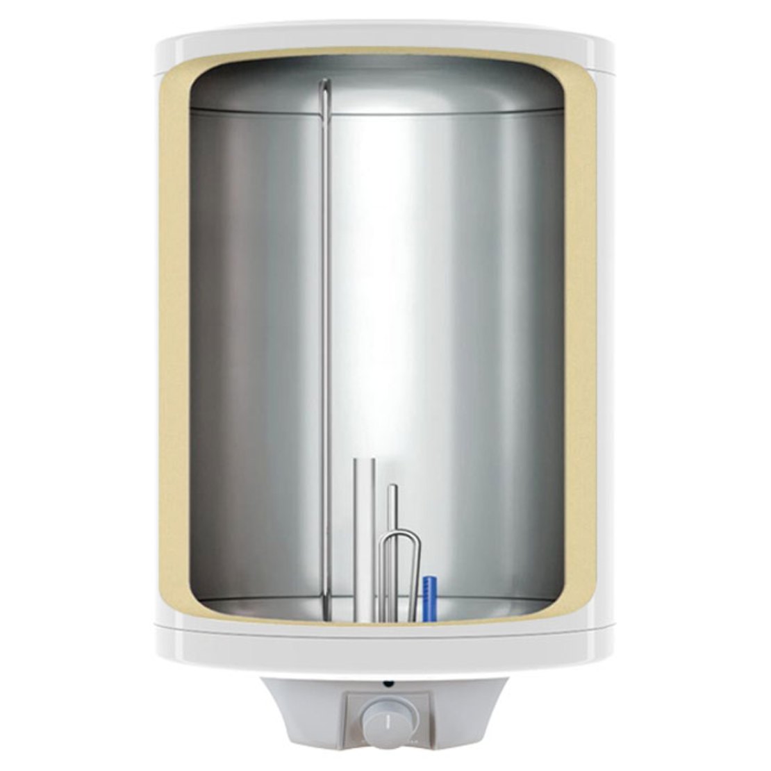 Вертикален бойлер Tedan Hydra INOX 30, 2kW - неръждаем