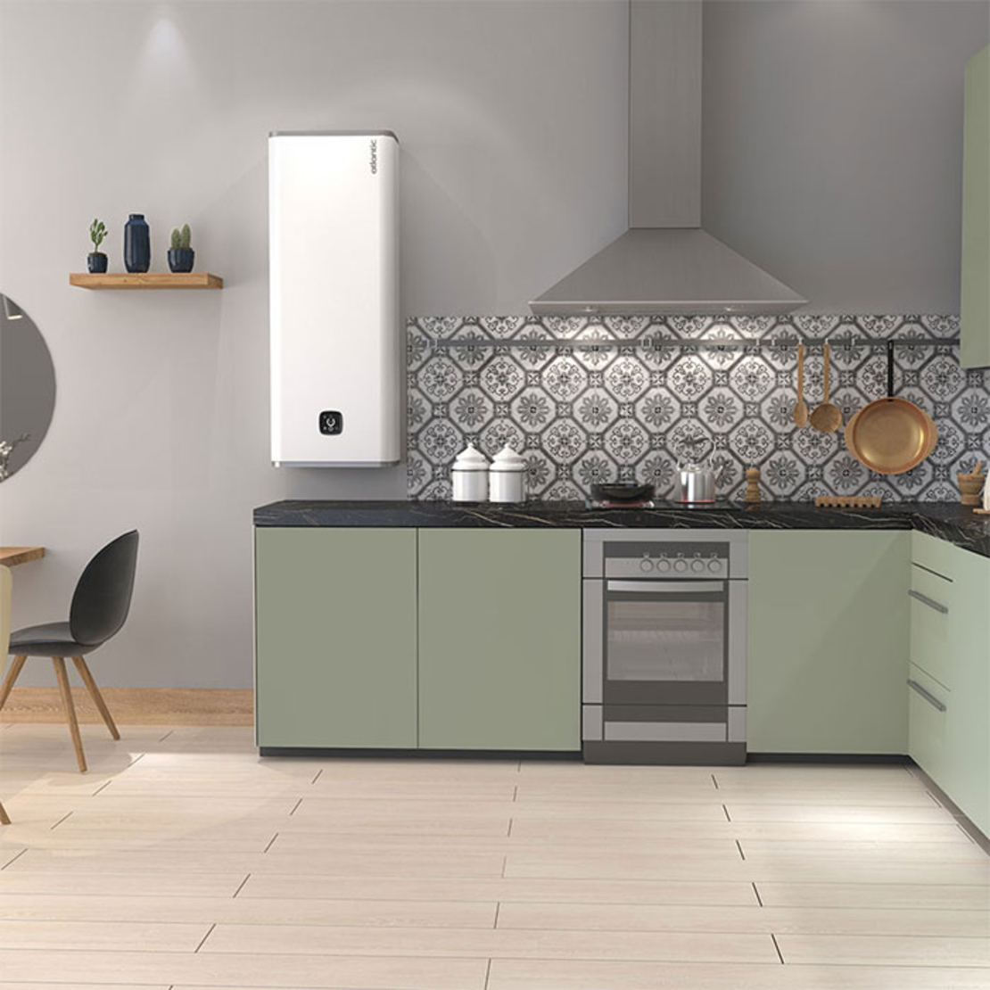 Мултипозиционен бойлер Atlantic Vertigo Steatite WiFi 50