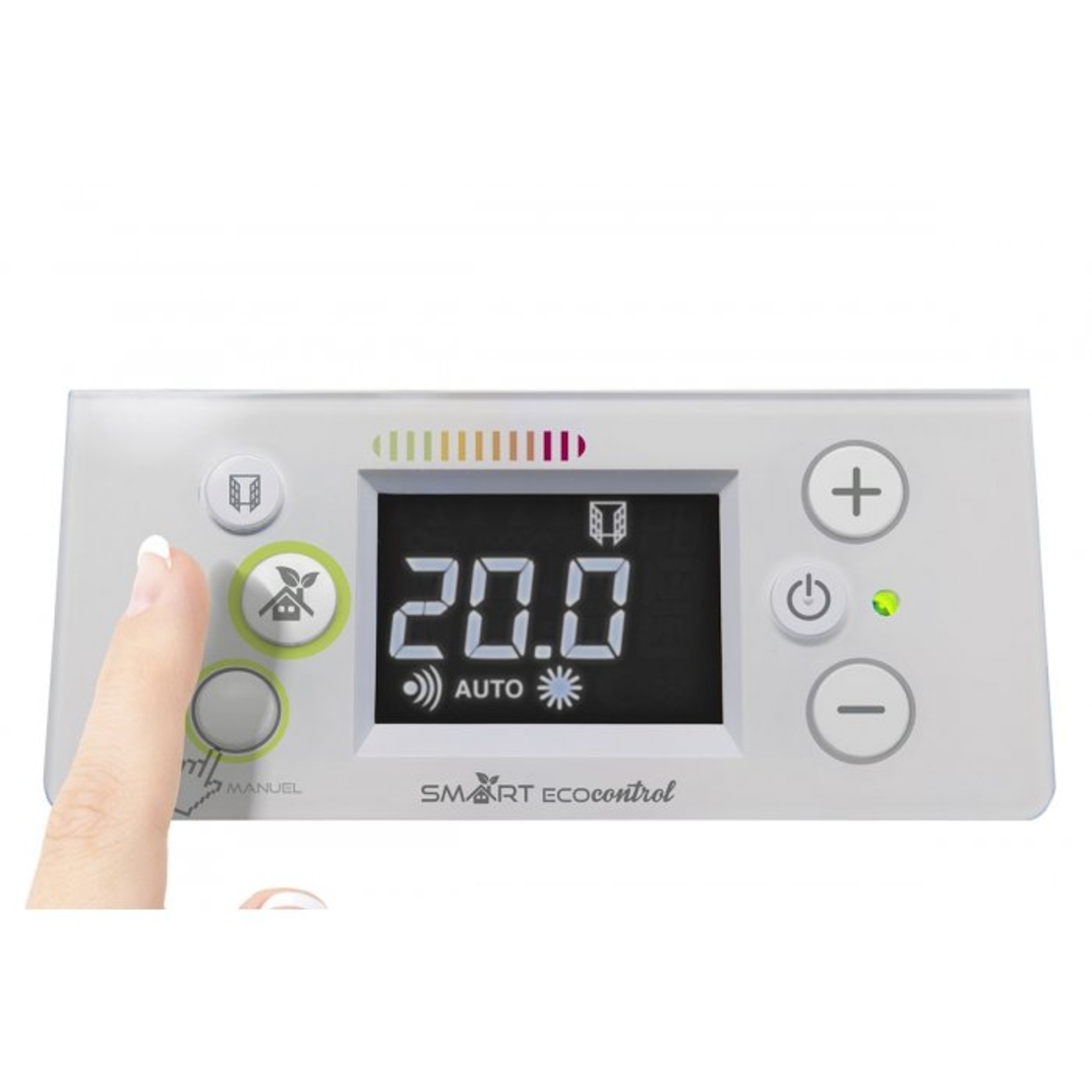Лъчист конвектор Airelec Aixance Smart ECOcontrol 1500W, Електронен програмируем термостат
