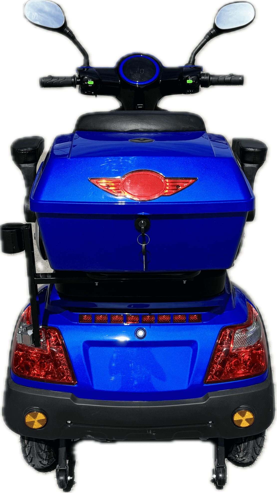 Електрическа триколка В1 | Синя, 1500W, 5 батерии, 2024