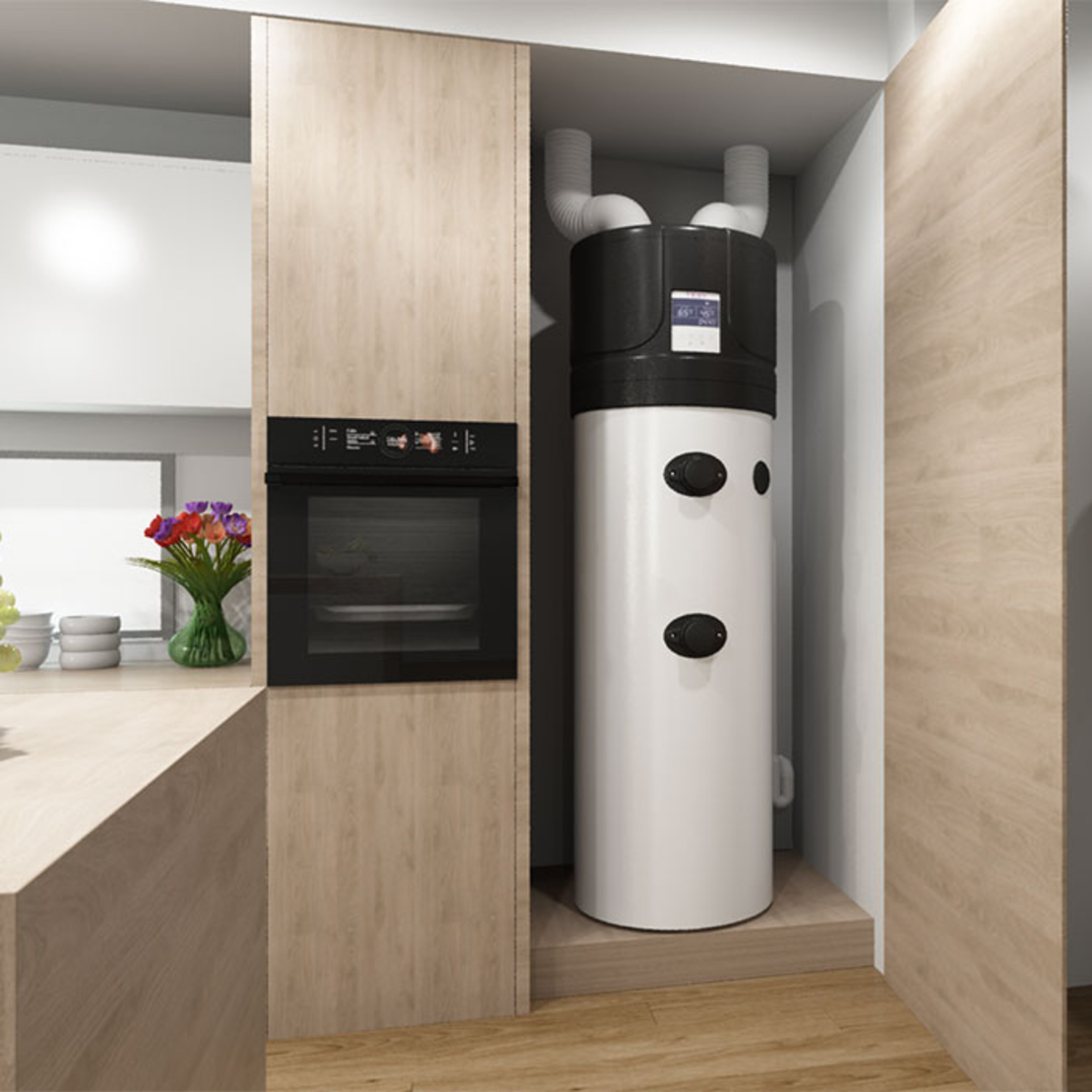 Термодинамичен бойлер Tesy AquaТhermica HPWH 2.1 200 U 02