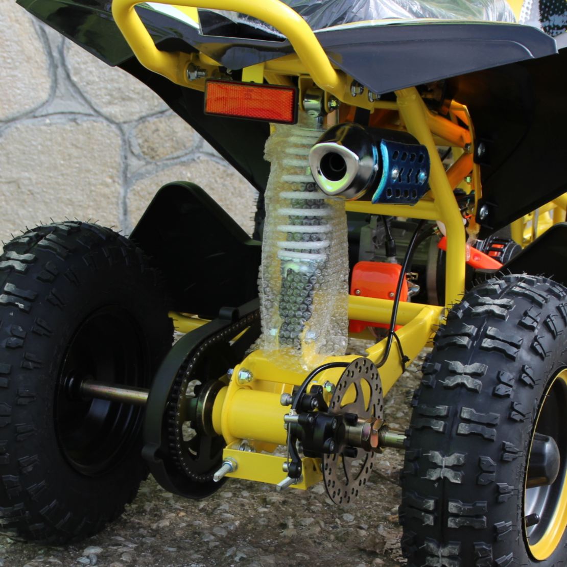Детско бензиново ATV MaxMotors Grizzly SPORT – BLACK & YELLOW