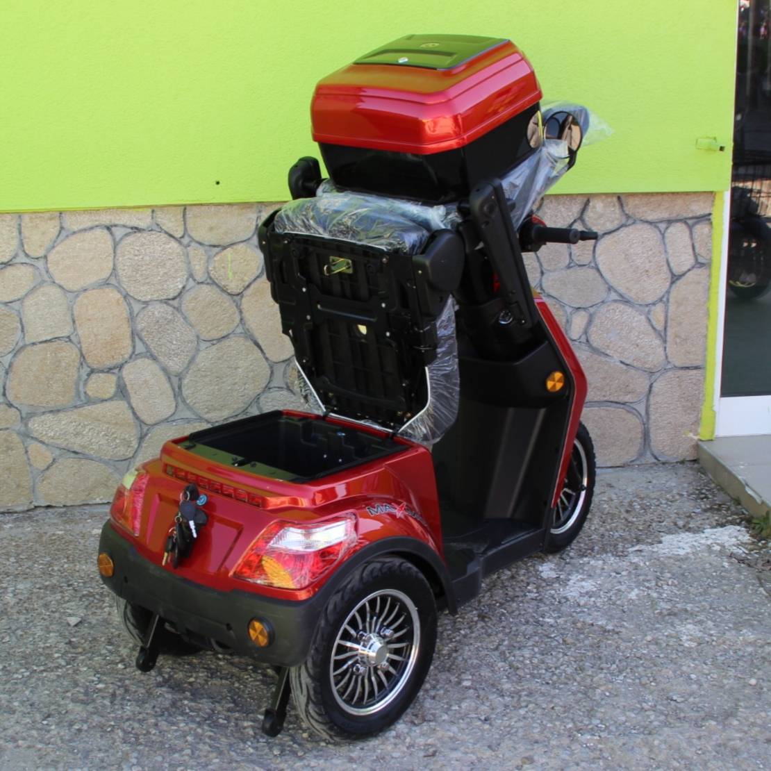 Електрическа триколка Max Motors FM2 PRO 1800W, 25Ah, RED
