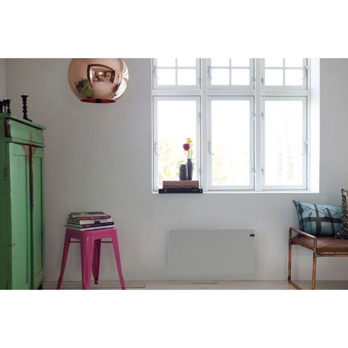 Конвектор ADAX NEO BASIC NP 14 KDT WHITE, 1400W, Дигитален програмируем термостат