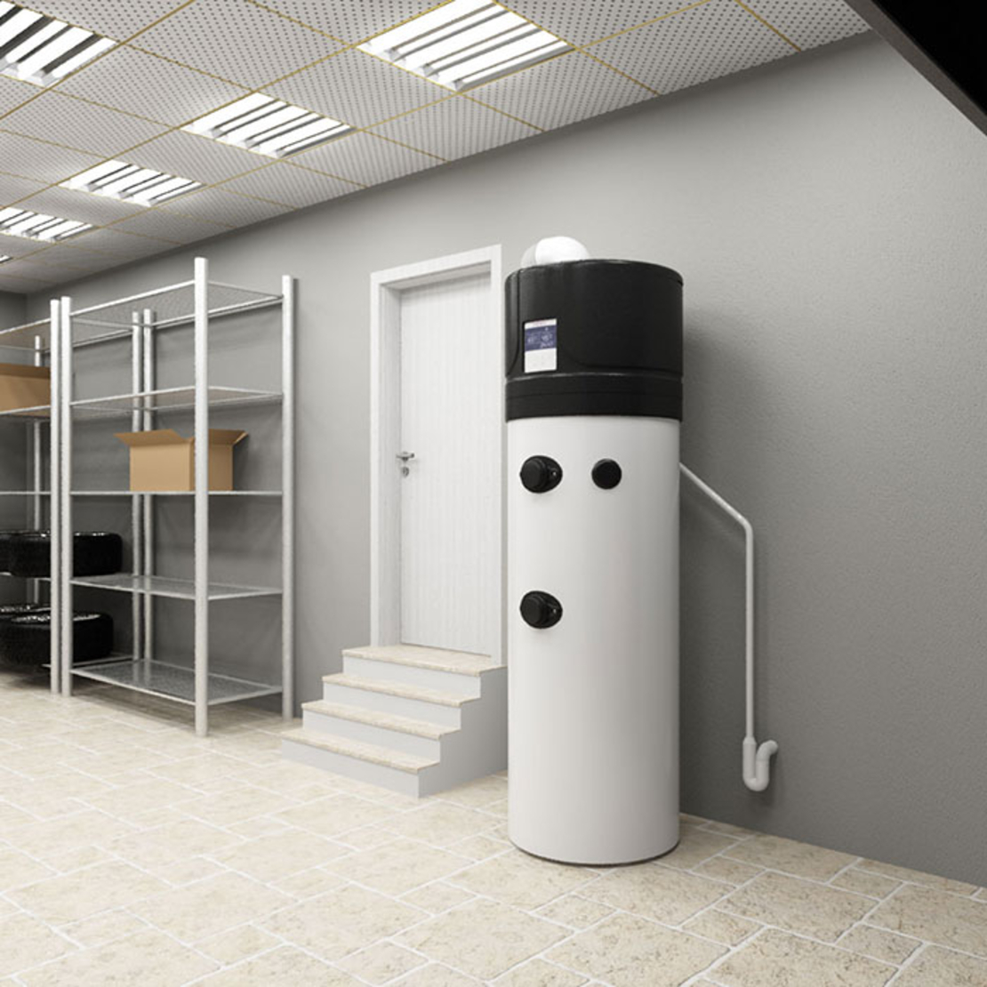 Термодинамичен бойлер Tesy AquaТhermica HPWH 2.1 200 U 02