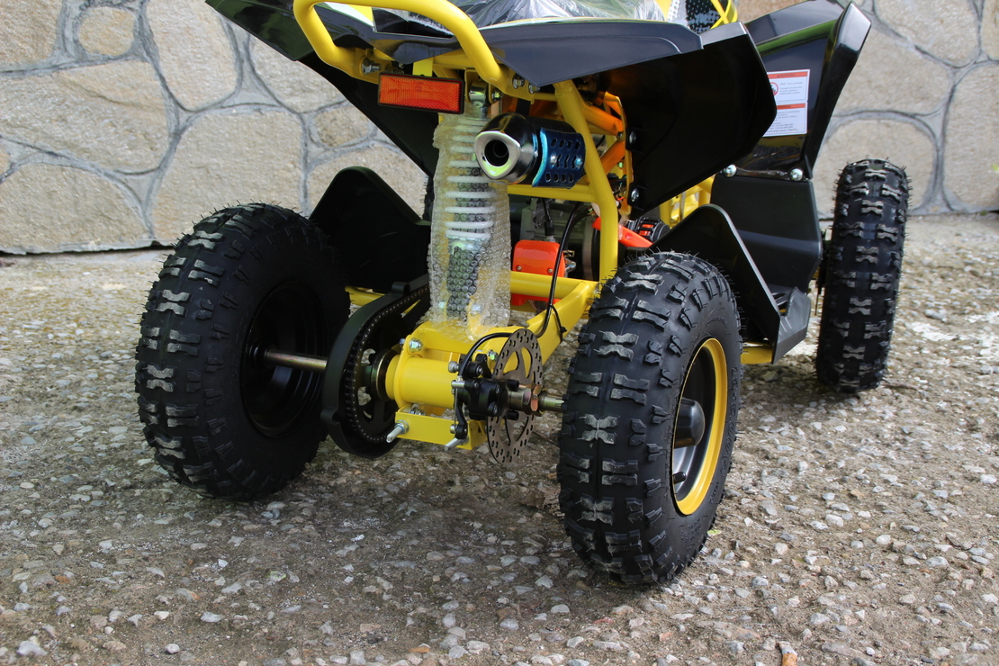 Детско бензиново ATV MaxMotors Grizzly SPORT – BLACK & YELLOW
