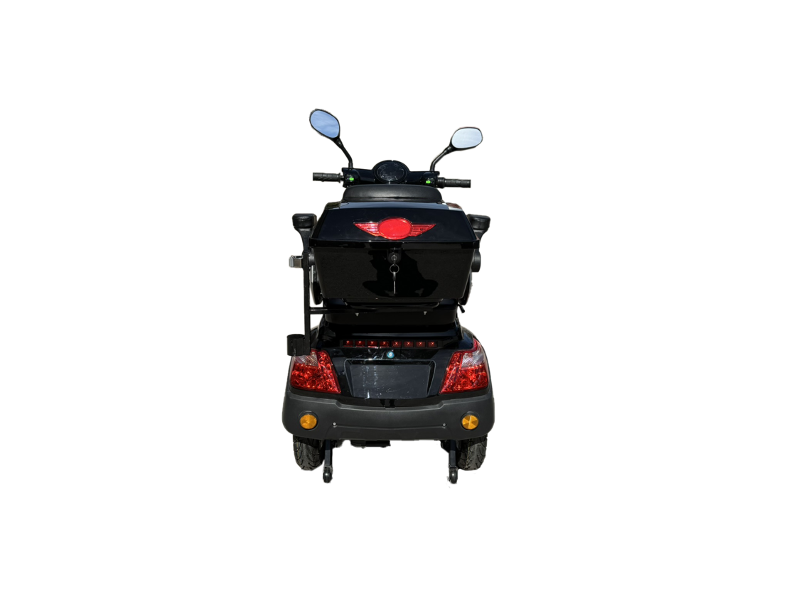 Електрическа триколка В1 | Черна, 1500W, 5 батерии, 2024