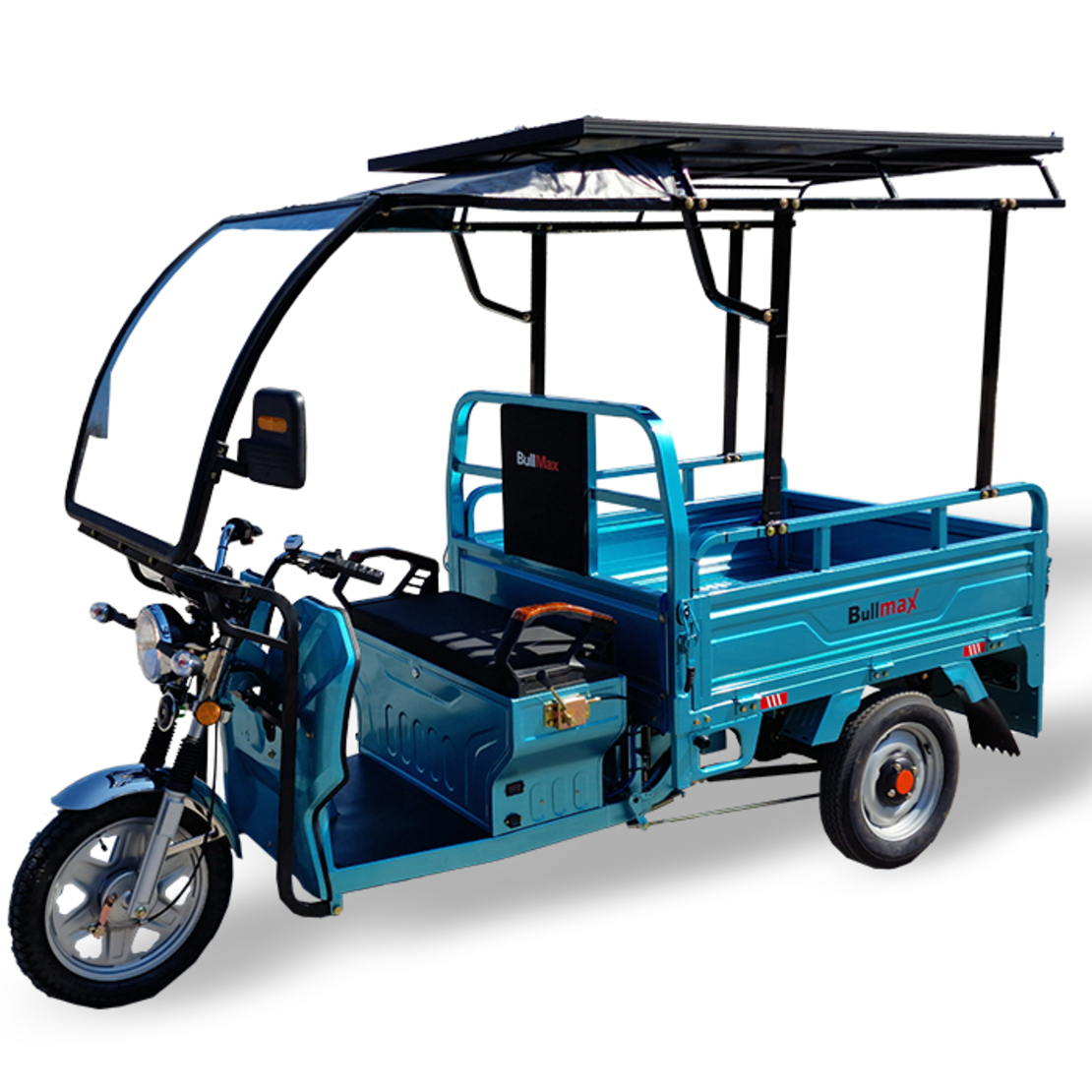 Селскостопанска Електрическа соларна карго триколка Bullmax S-800 | 2000W, 60V, 50AH