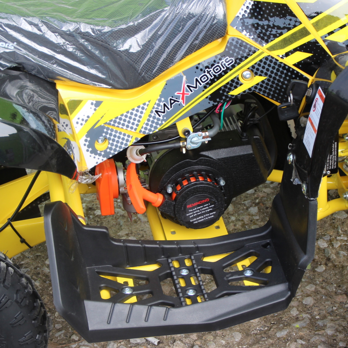 Детско бензиново ATV MaxMotors Grizzly SPORT – BLACK & YELLOW
