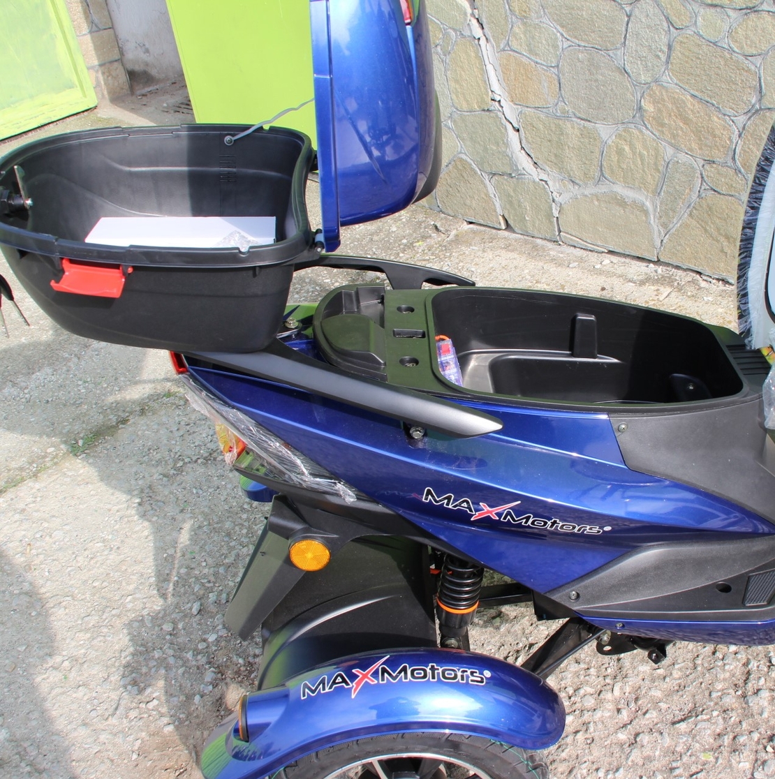 ЕЛЕКТРИЧЕСКА ТРИКОЛКА-СКУТЕР MAX SPORT 1500W BLUE