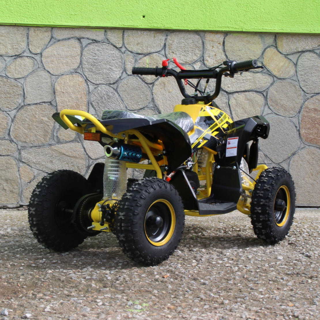 Детско бензиново ATV MaxMotors Grizzly SPORT – BLACK & YELLOW
