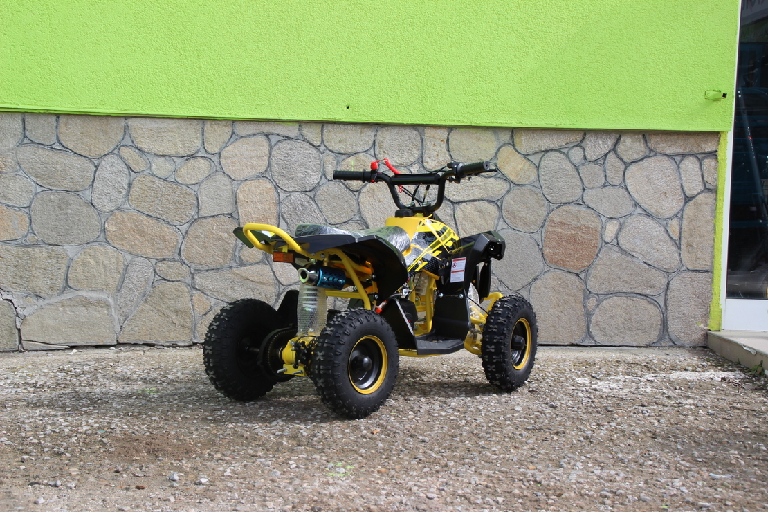 Детско бензиново ATV MaxMotors Grizzly SPORT – BLACK & YELLOW