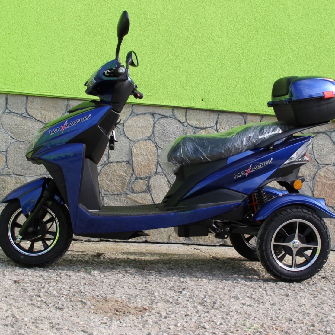 ЕЛЕКТРИЧЕСКА ТРИКОЛКА-СКУТЕР MAX SPORT 1500W BLUE