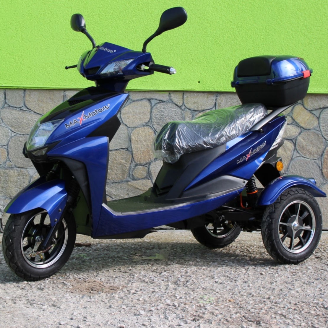 ЕЛЕКТРИЧЕСКА ТРИКОЛКА-СКУТЕР MAX SPORT 1500W BLUE