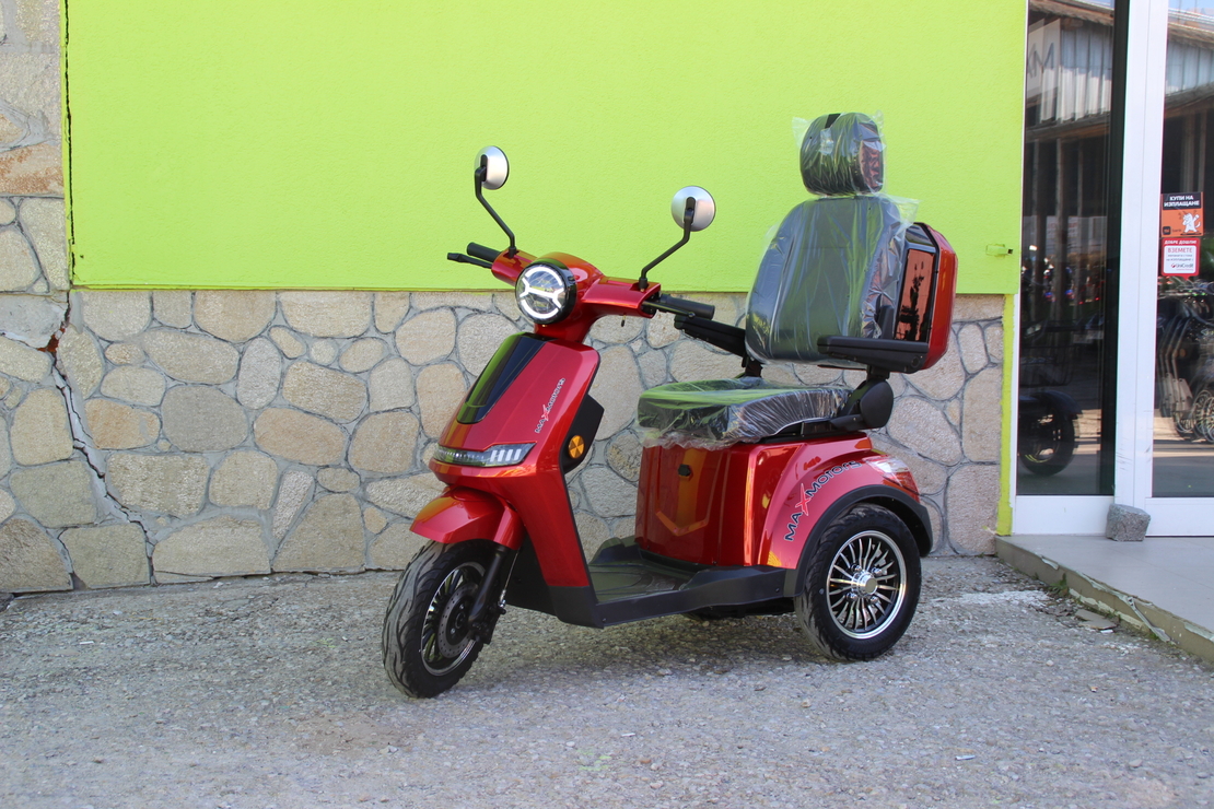 Електрическа триколка Max Motors FM2 PRO 1800W, 25Ah, RED