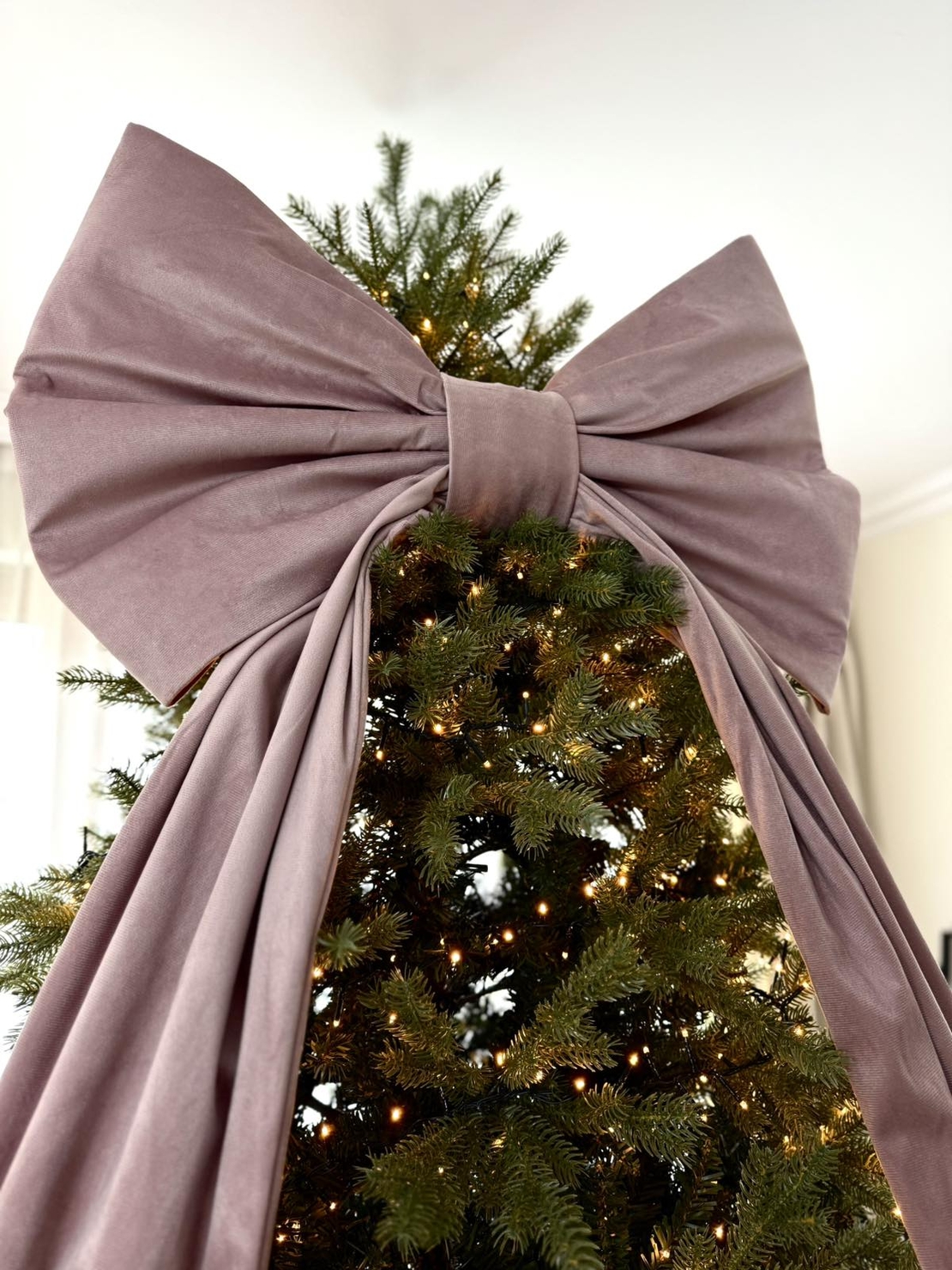 Коледна панделка (кадифе)