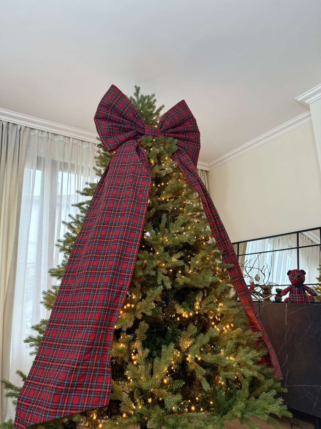 Коледна панделка (каре)