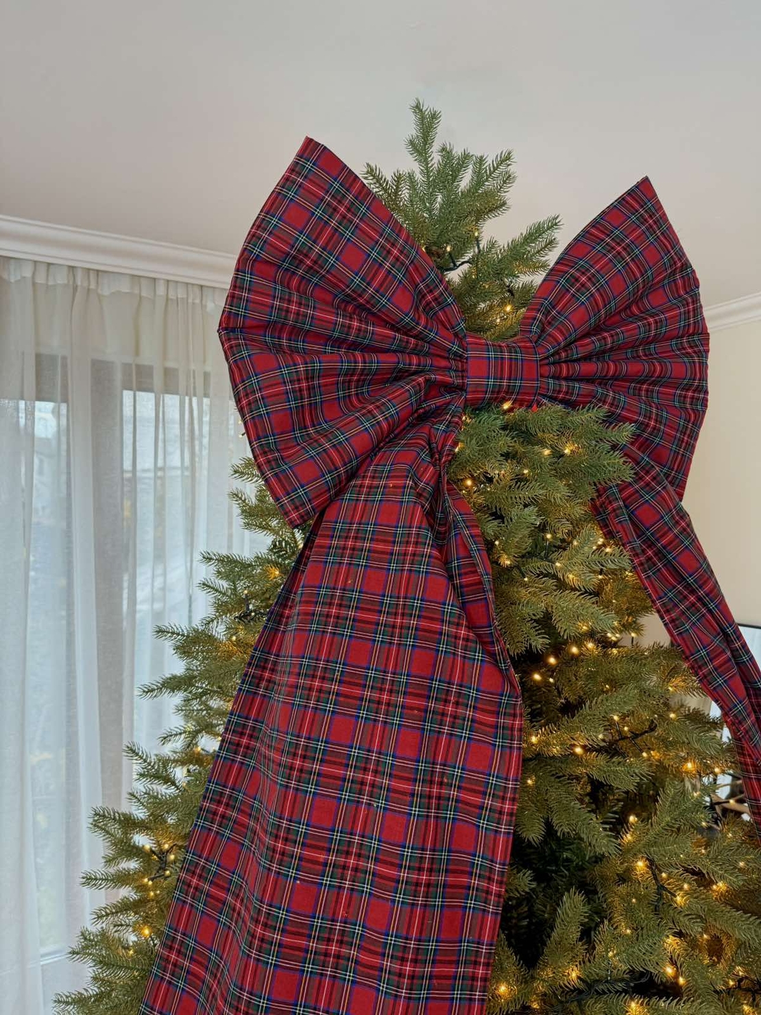 Коледна панделка (каре)