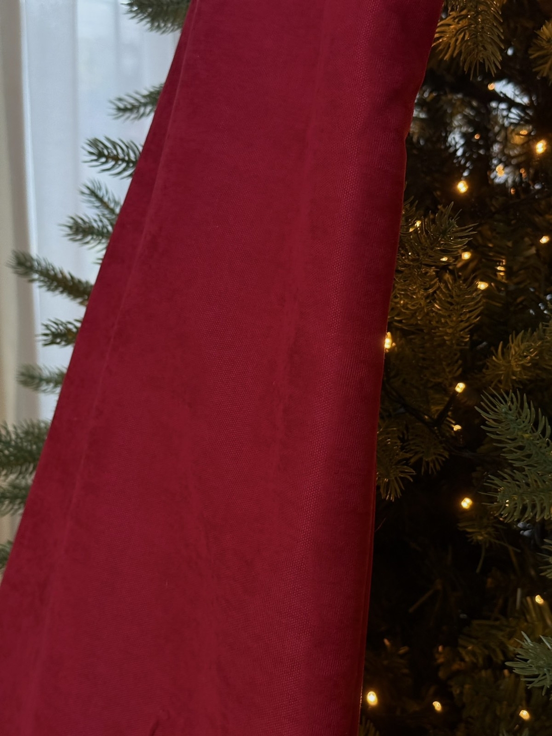 Коледна панделка (кадифе)