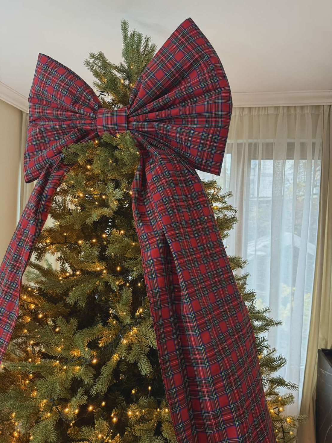 Коледна панделка (каре)