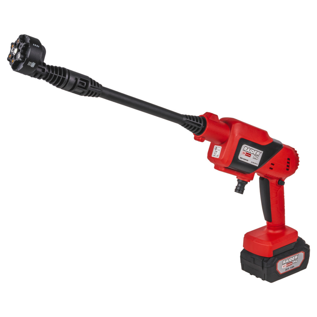 R20 Водоструйка 2,5MPa 3,3L/min 4Ah 6в1 дюза RDP-CHPC20