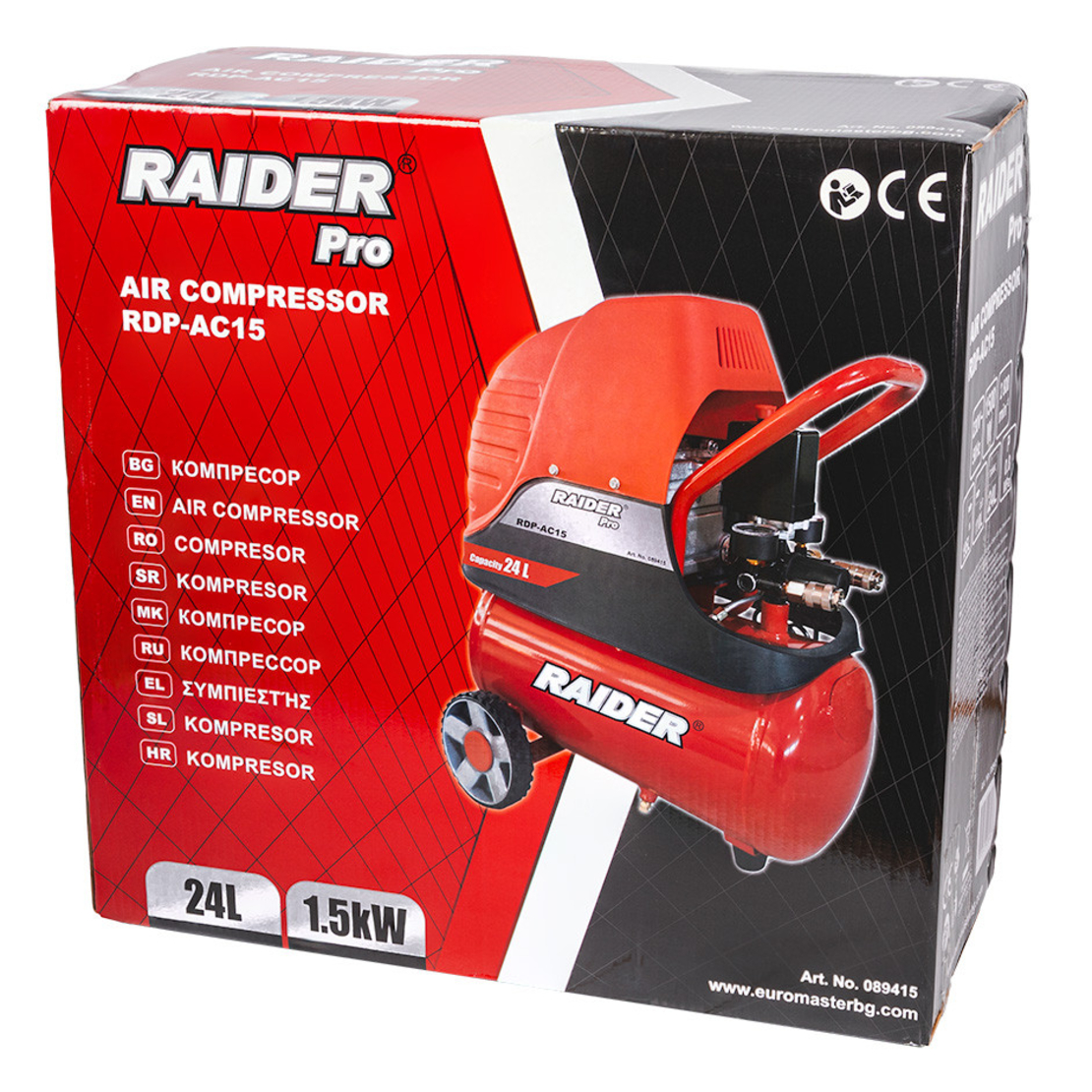 Компресор  24L 1.5kW RDP-AC15
