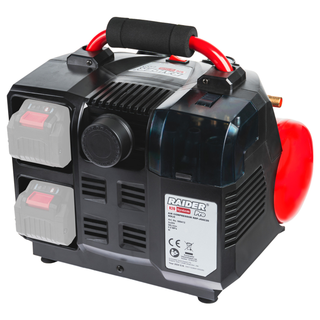 R20 Компресор 40V 6L 98L/min 9bar аксесо. Solo RDP-J6AC20